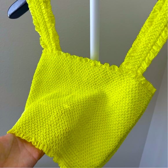 Penelope Smocked Ruffle Crop Top - Picture 12 of 14